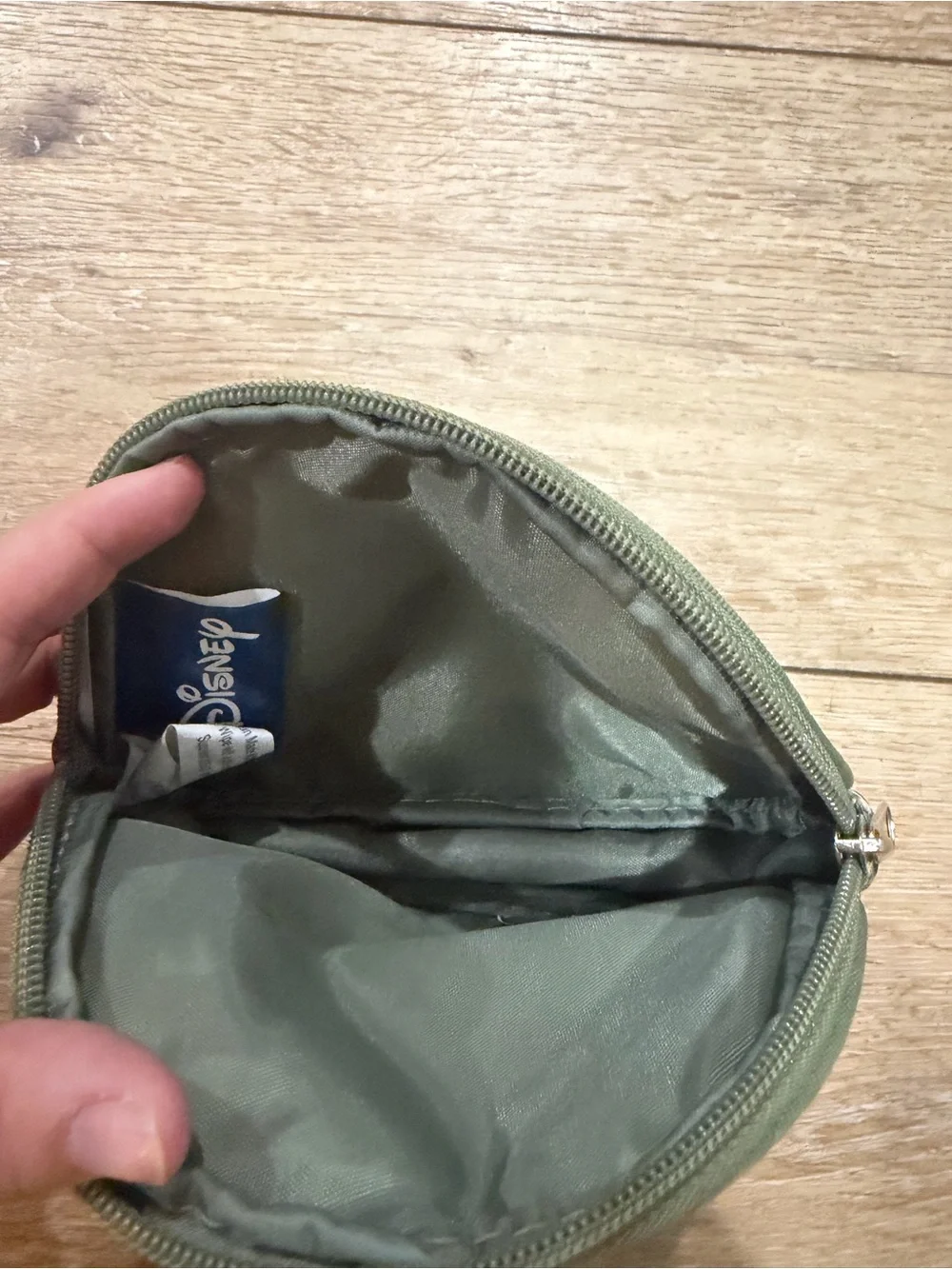Disney Mickey Mouse Green Makeup Pouch